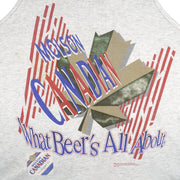 Vintage - Molson Canadian What Beer's All About Sleeveless Shirt 1990s Vintage Retro