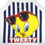 Looney Tune - Tweety Big Spell-Out Sleeveless Shirt 1997 Vintage Retro