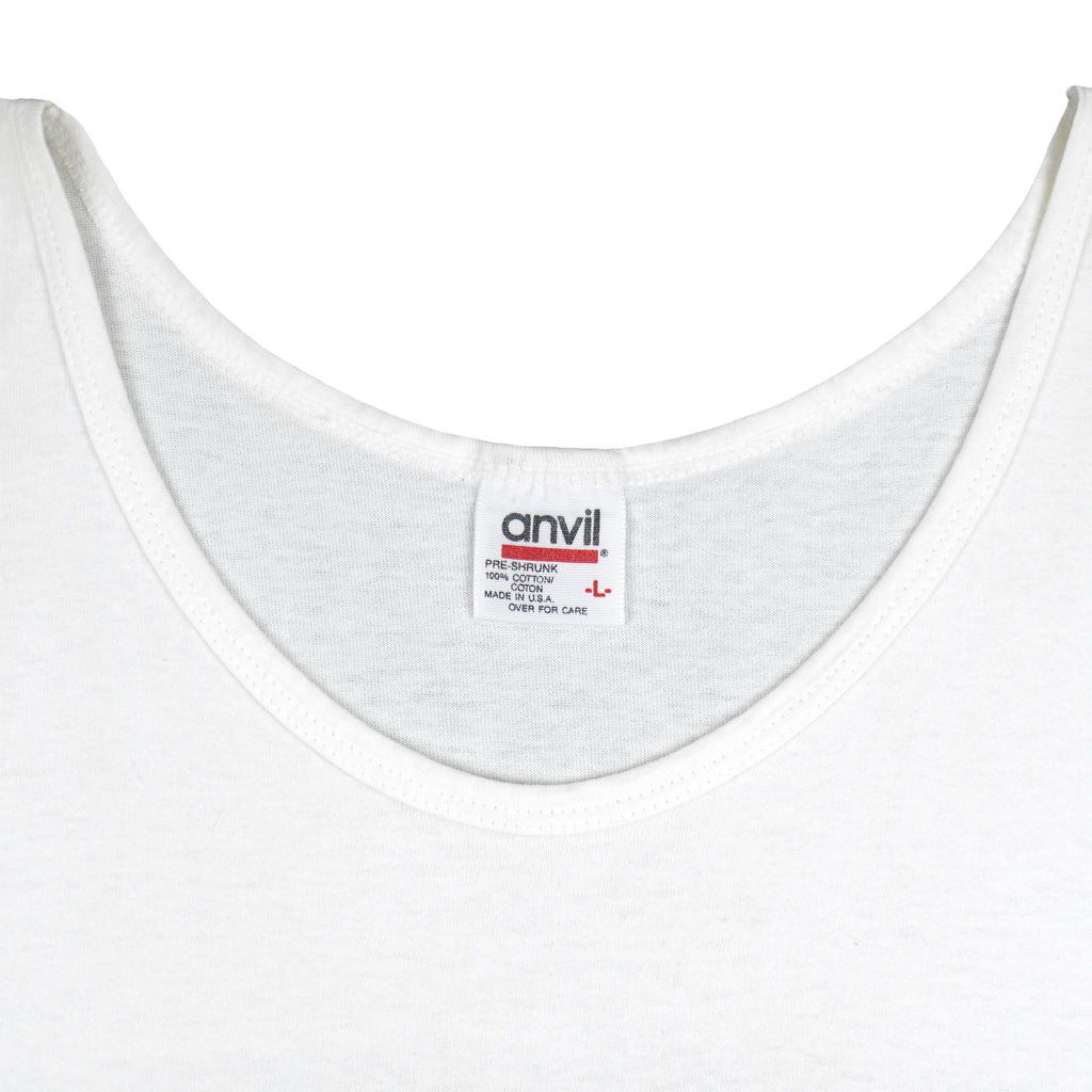 Vintage (Anvil) - Bad Boy Club Attitude Is Everything Spell-Out Sleeveless Shirt 1990s Large Vintage Retro