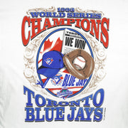 MLB (Hanes) - Toronto Blue Jays World Series Champs T-Shirt 1993 X-Large Vintage Retro Baseball