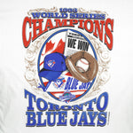 MLB (Hanes) - Toronto Blue Jays World Series Champs T-Shirt 1993 X-Large Vintage Retro Baseball