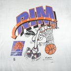 NBA (Jostens) - Phoenix Suns X Snoopy Rim Ripper T-Shirt 1990s XX-Large Vintage Retro Basketball