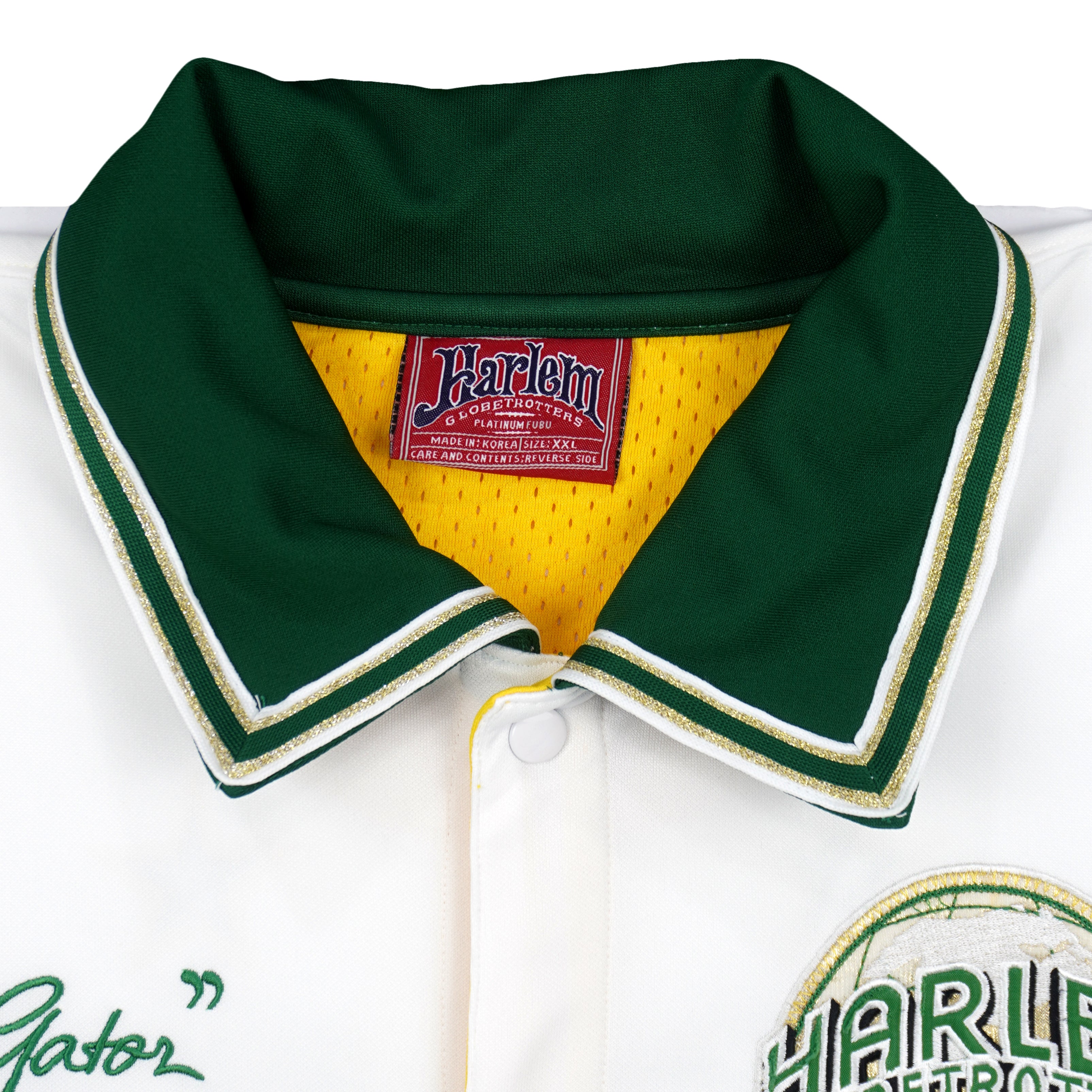 FUBU - Harlem Globetrotters Embroidered Jersey 1993 XX-Large Vintage Retro