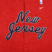 Nike (NBA) - New Jersey Nets Basketball Button-Up Deadstock Jersey 1990s XX-Large Vintage Retro Basketball