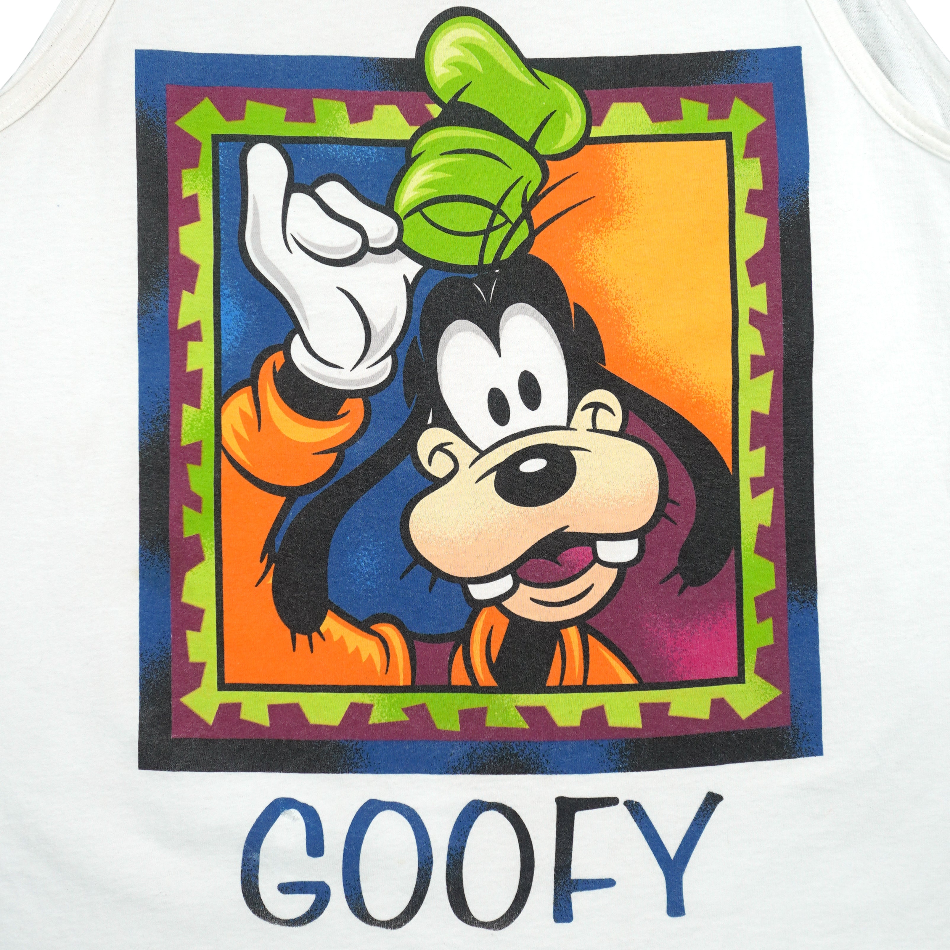 Disney (Mickey, INC) - Goofy Sleeveless Shirt 1990s X-Large Vintage Retro