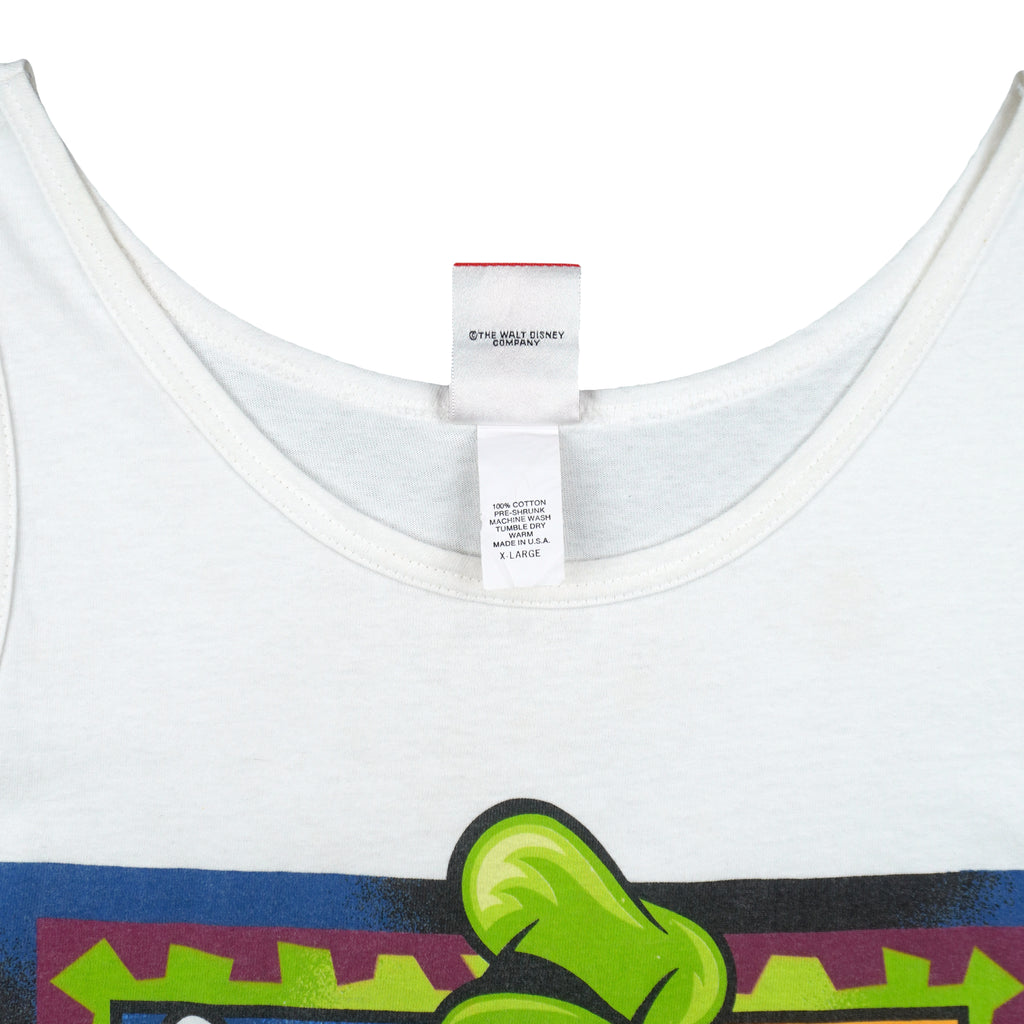 Disney (Mickey, INC) - Goofy Sleeveless Shirt 1990s X-Large Vintage Retro