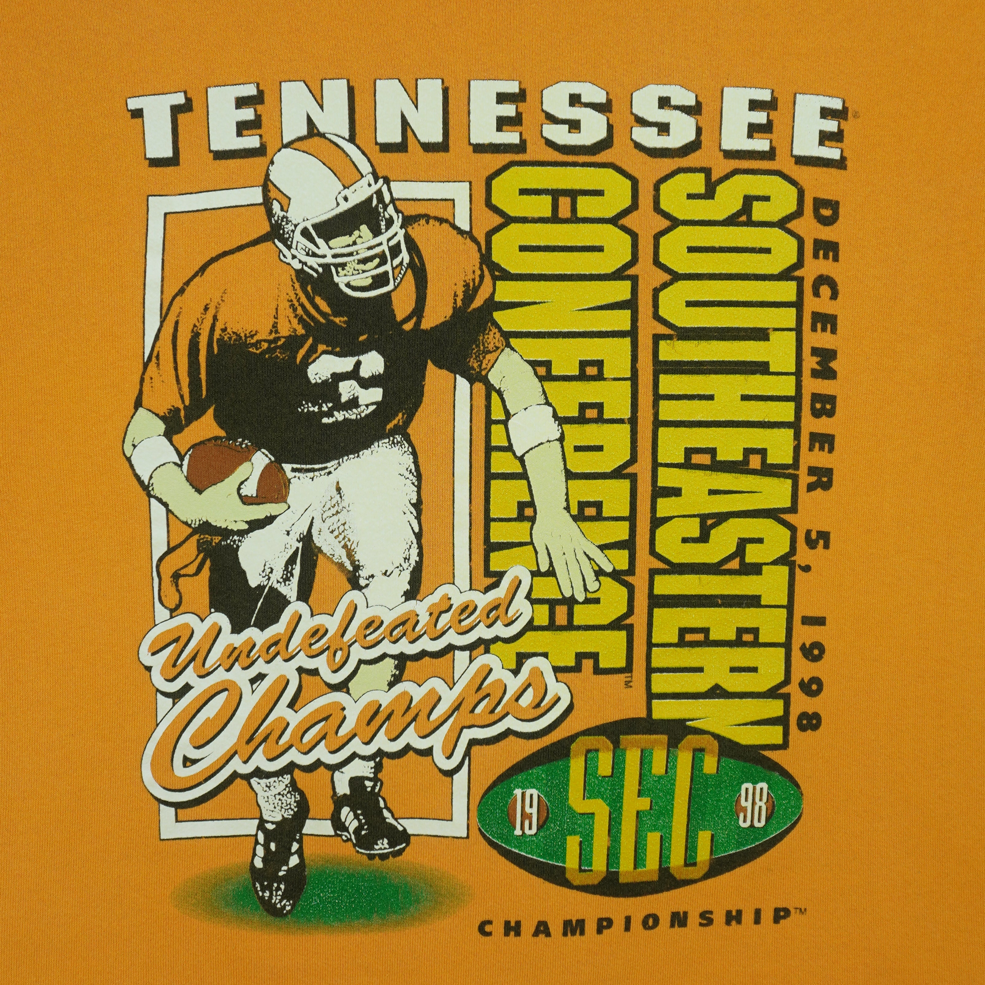 NCAA (Tee Jays) - Tennessee Volunteers Southeastern Conference Sweatshirt 1998 Large Vintage Retro