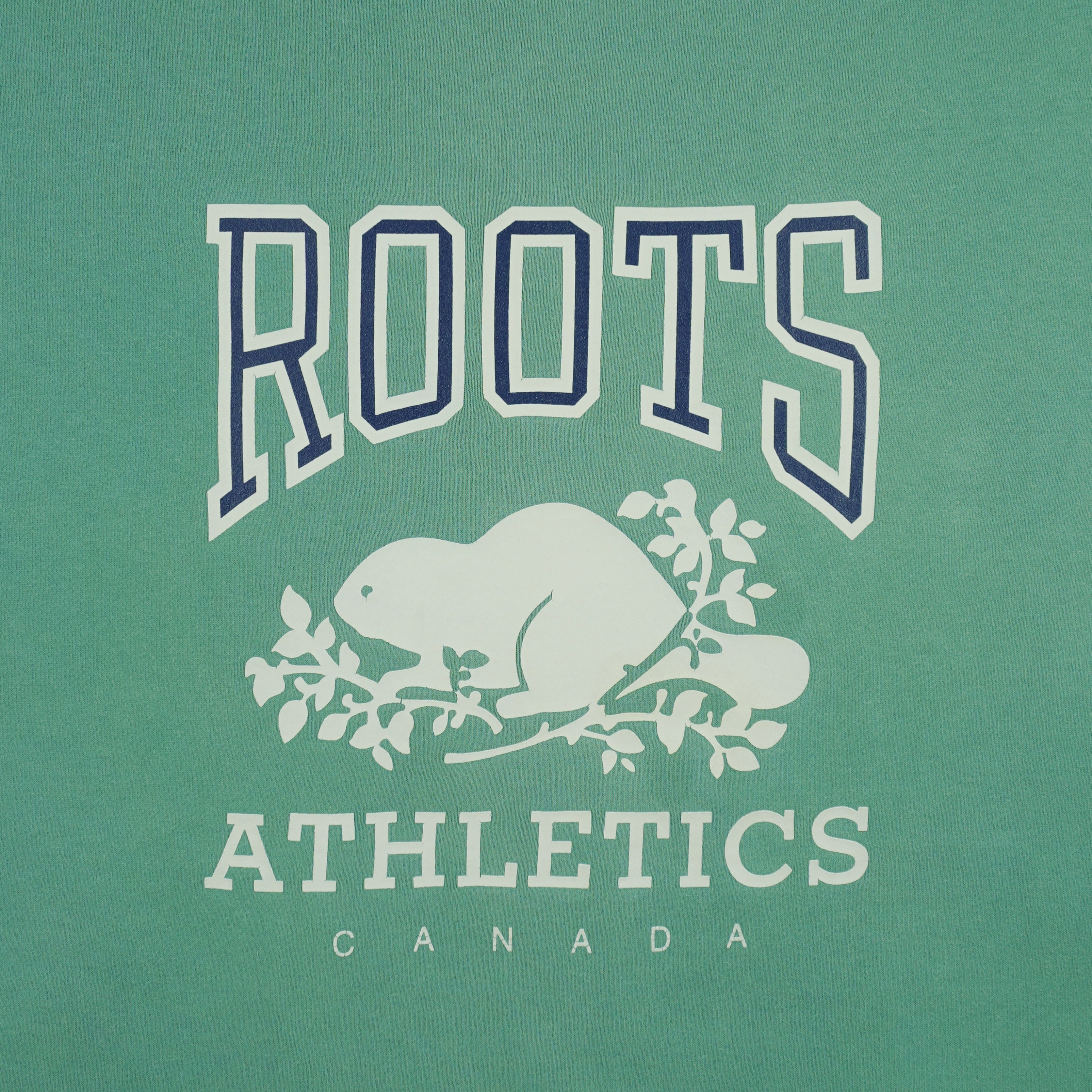 Vintage - Roots Canada Athletics Crew Neck Sweatshirt 1990s XX-Large Vintage Retro