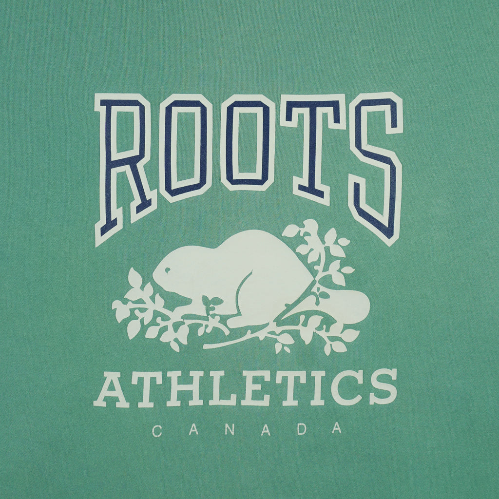 Vintage - Roots Canada Athletics Crew Neck Sweatshirt 1990s XX-Large Vintage Retro