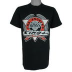 NHL (Trench) - Los Angeles Kings Single Stitch T-Shirt 1991 Medium Tall vintage Retro Hockey
