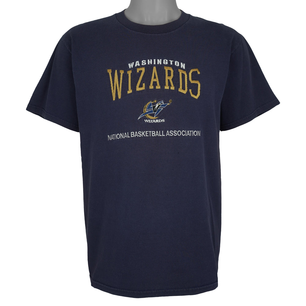 NBA (Lee) - Washington Wizards Embroidered T-Shirt 1990s Medium Vintage Retro