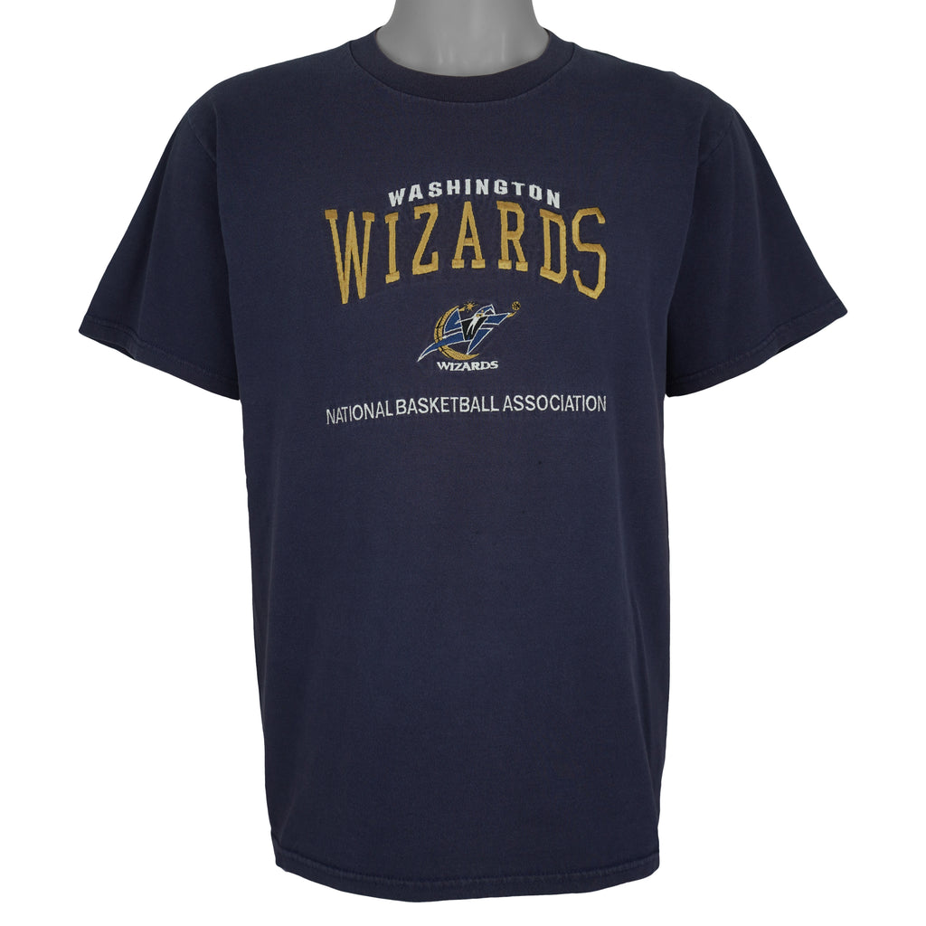 NBA (Lee) - Washington Wizards Embroidered T-Shirt 1990s Medium Vintage Retro