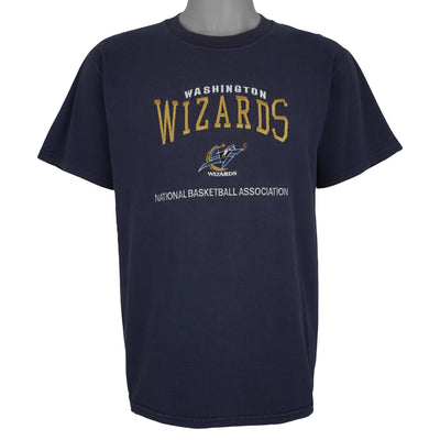 NBA (Lee) - Washington Wizards Embroidered T-Shirt 1990s Medium
