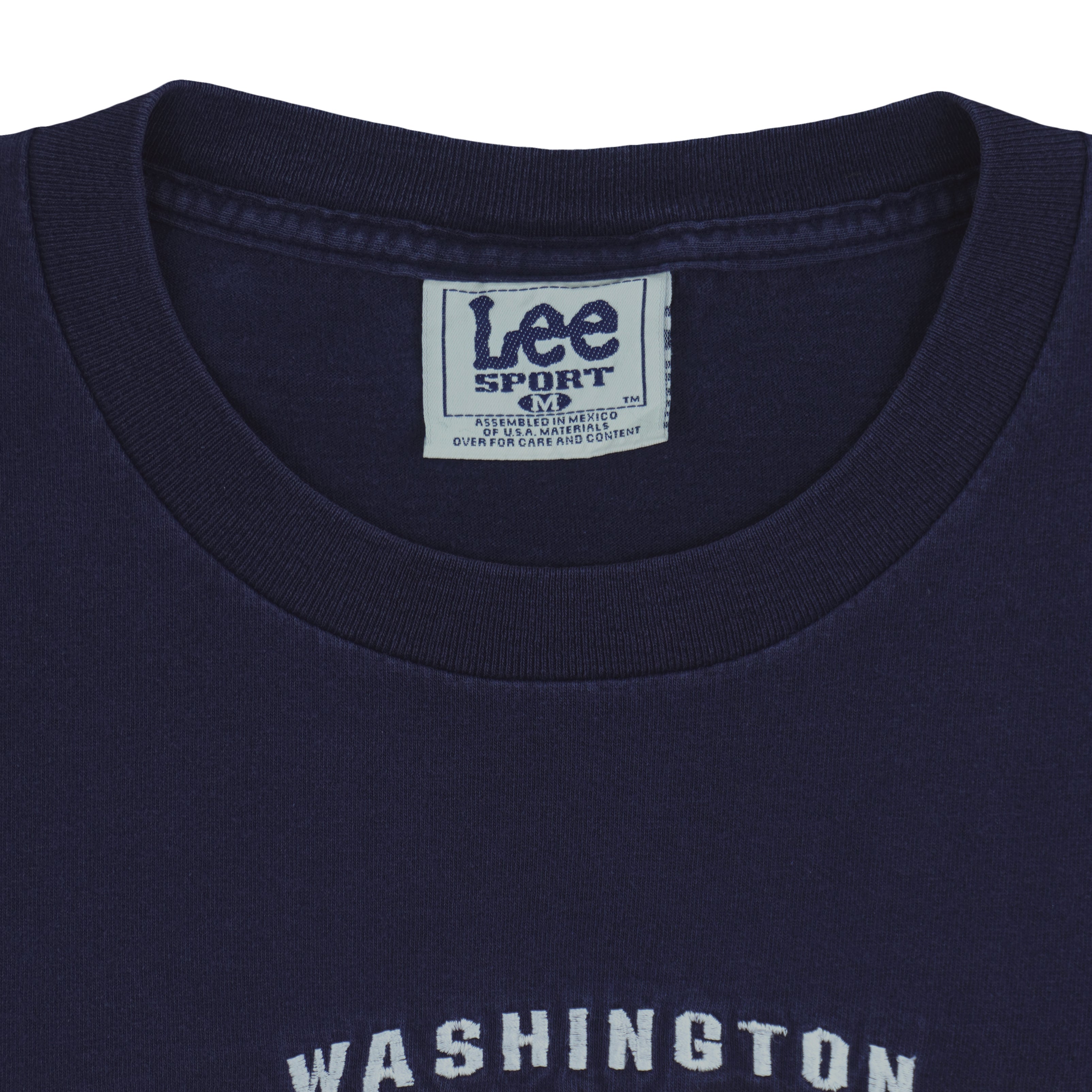 NBA (Lee) - Washington Wizards Embroidered T-Shirt 1990s Medium Vintage Retro