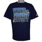 Starter (CFL) - Toronto Argonauts Single Stitch T-Shirt 1998 Large Vintage Retro