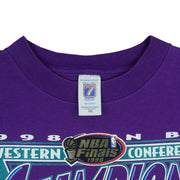 NBA (Logo 7) - Utah Jazz Finals Champions T-Shirt 1998 XX-Large Vintage Retro Basketball