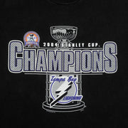 NHL (AAA) - Tampa Bay Lightning Stanley Champions T-Shirt 2004 Large Vintage Retro Hockey