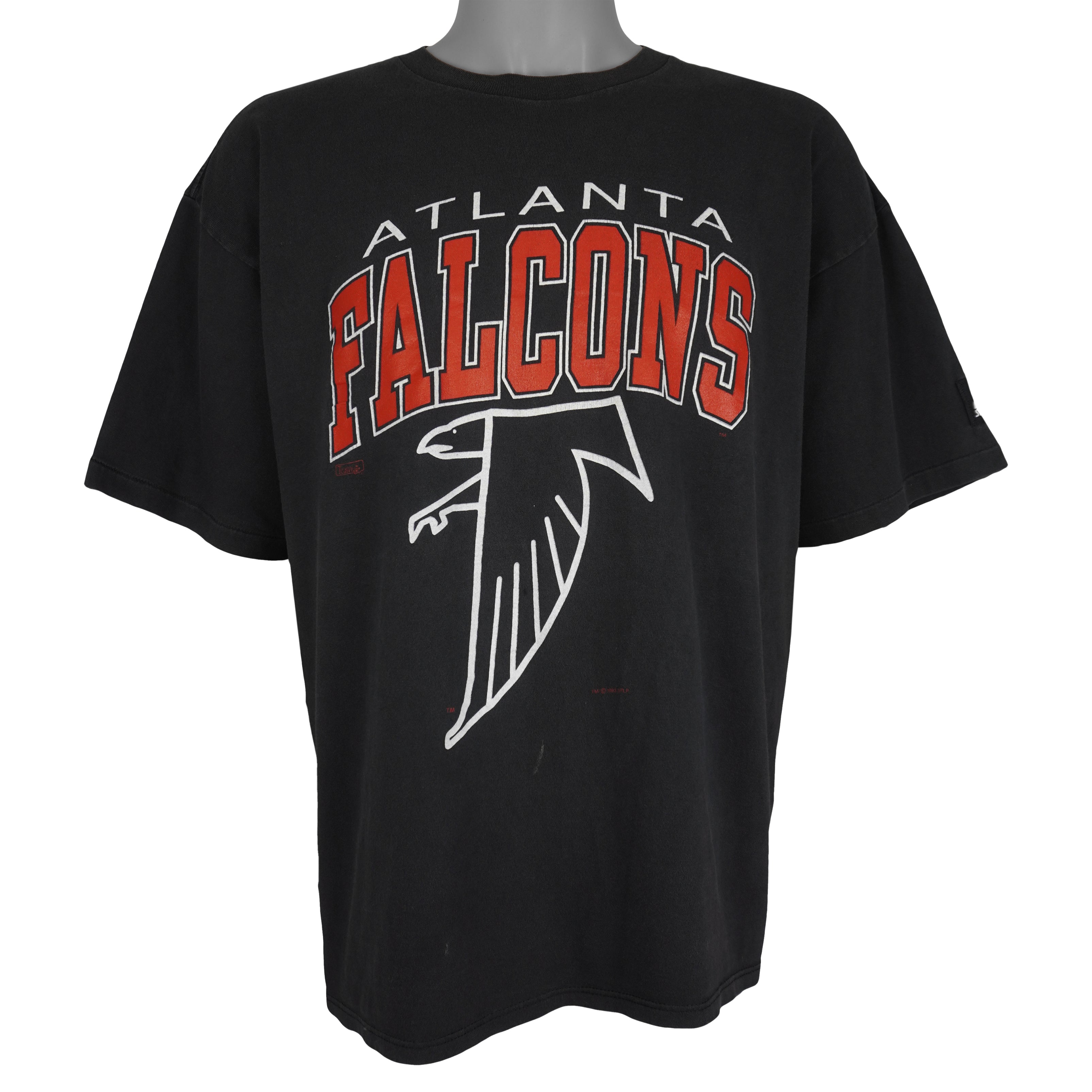 Starter - Atlanta Falcons Single Stitch T-Shirt 1993 X-Large Vintage Retro Football