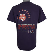 NCAA (Team Edition Apparel) - University of Arizona Wildcats T-Shirt 1990s Large Vintage Retro