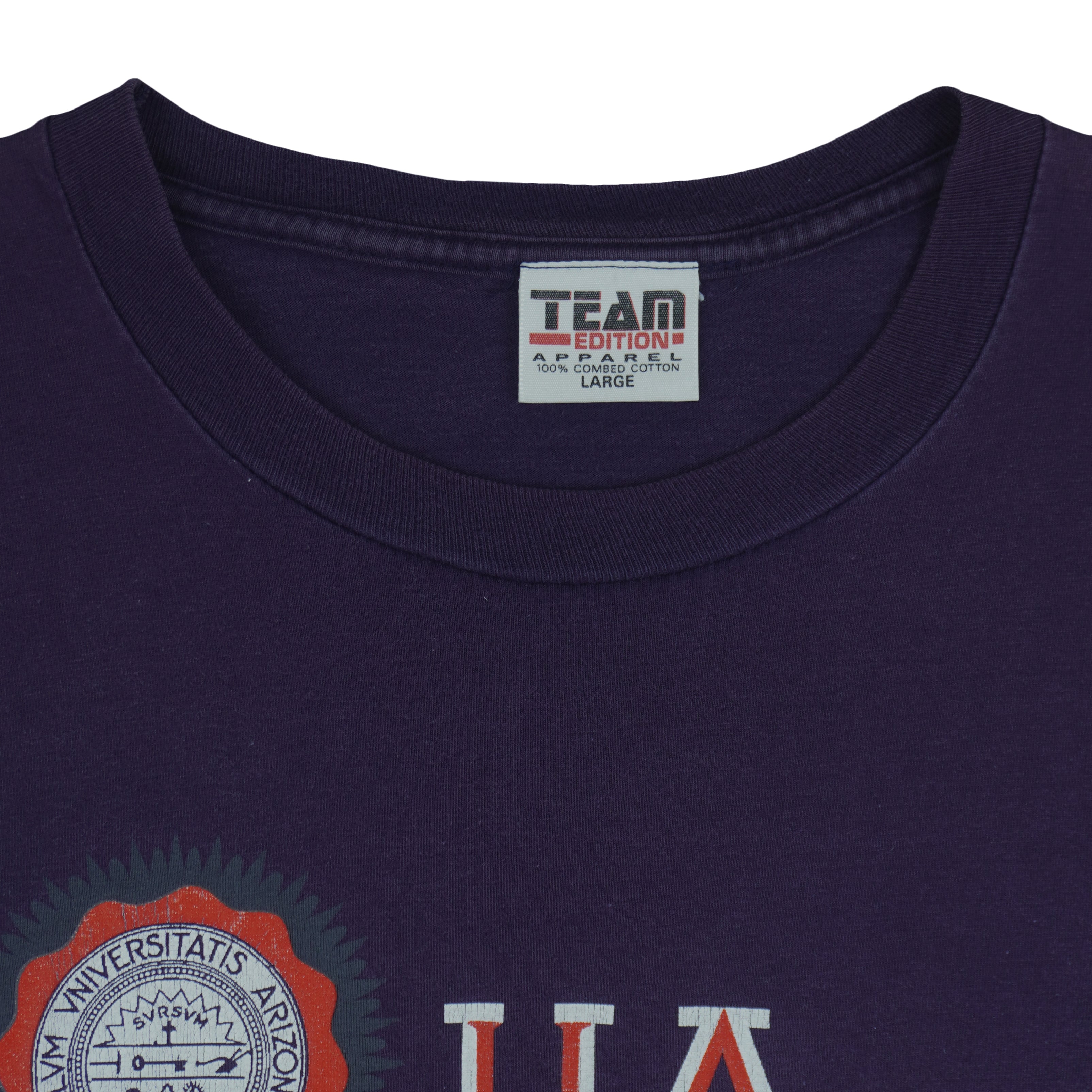 NCAA (Team Edition Apparel) - University of Arizona Wildcats T-Shirt 1990s Large Vintage Retro