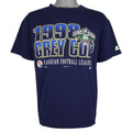 Starter (CFL) - Winnipeg Grey Cup Champions Single Stitch T-Shirt 1998 Large Vintage Retro Football