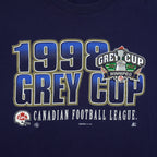 Starter (CFL) - Winnipeg Grey Cup Champions Single Stitch T-Shirt 1998 Large Vintage Retro Football