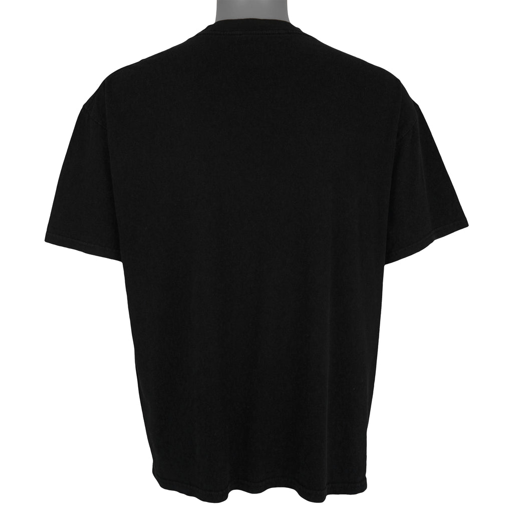 NHL (True Fan) - Colorado Avalanche Hockey Helmet T-Shirt 1990s Large Vintage Retro Hockey