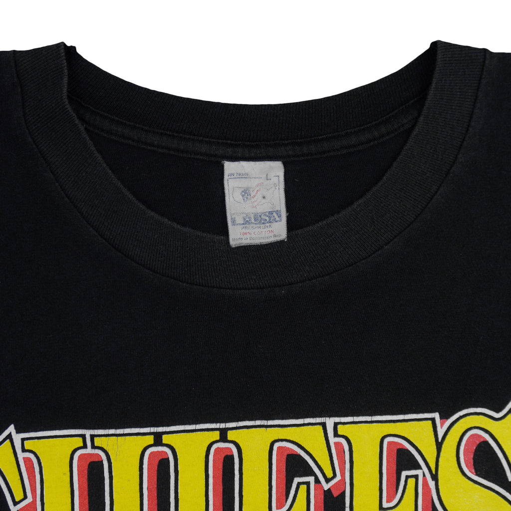 NFL (T-USA) - Kansas City Chiefs Football Single Stitch T-Shirt 1990s Large Vintage Retro Football