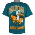 NCAA - Miami Hurricanes Breakout T-Shirt 1990s Medium Vintage Retro