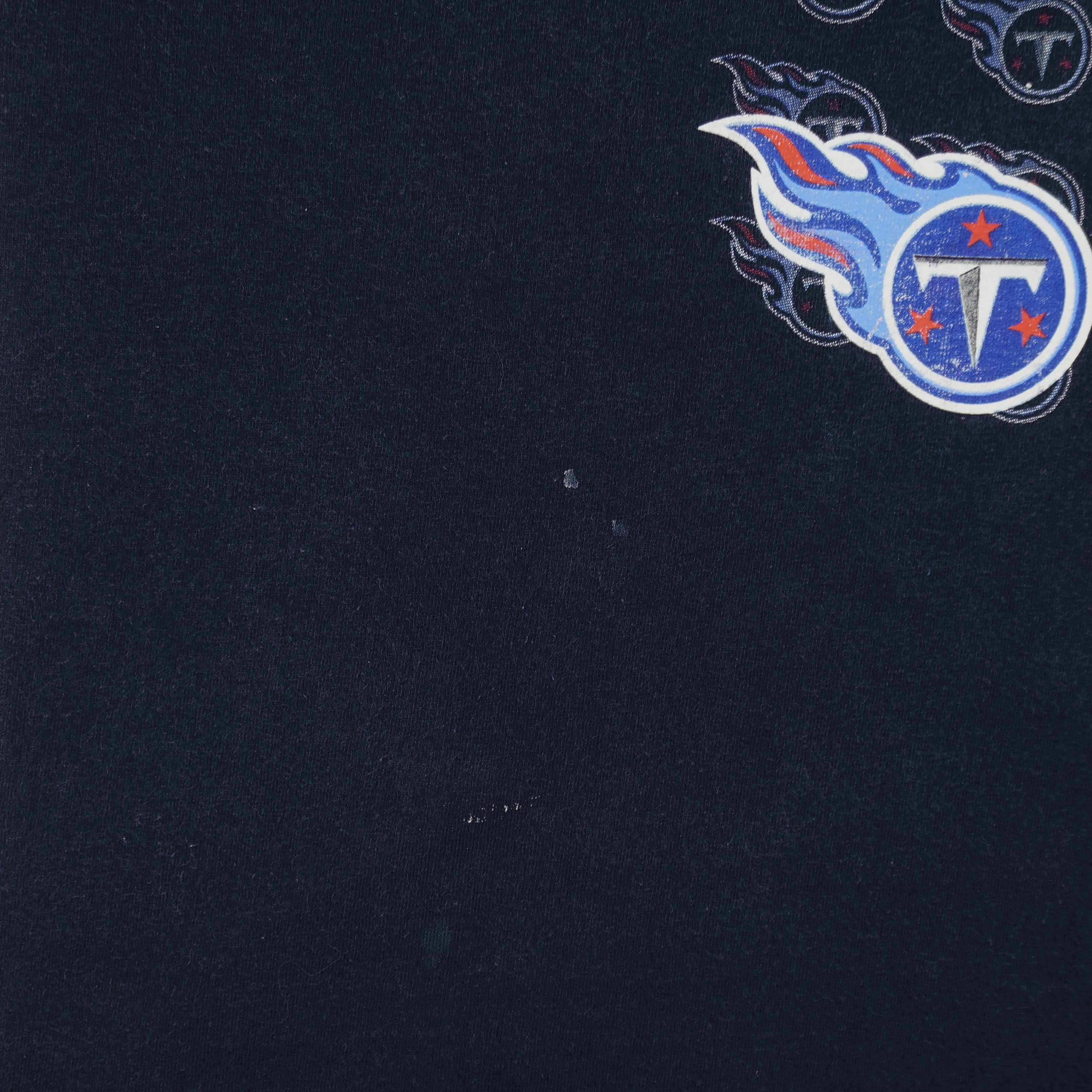NFL (Cotton Park) - Tennessee Titans Atlanta Bound T-Shirt 1990s X-Large Vintage Retro Football