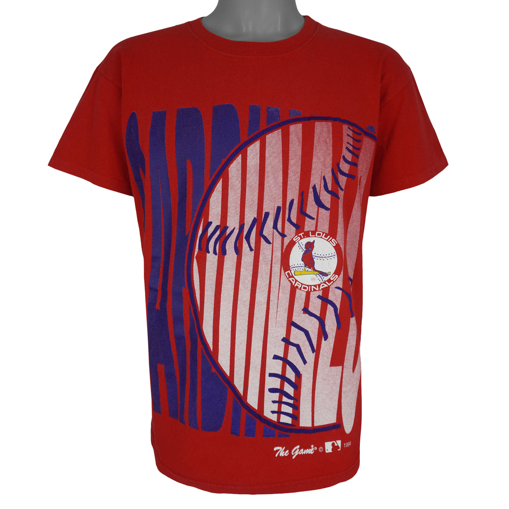 MLB (The Game) - St. Louis Cardinals Single Stitch T-Shirt 1994 Medium Vintage Retro Baseball