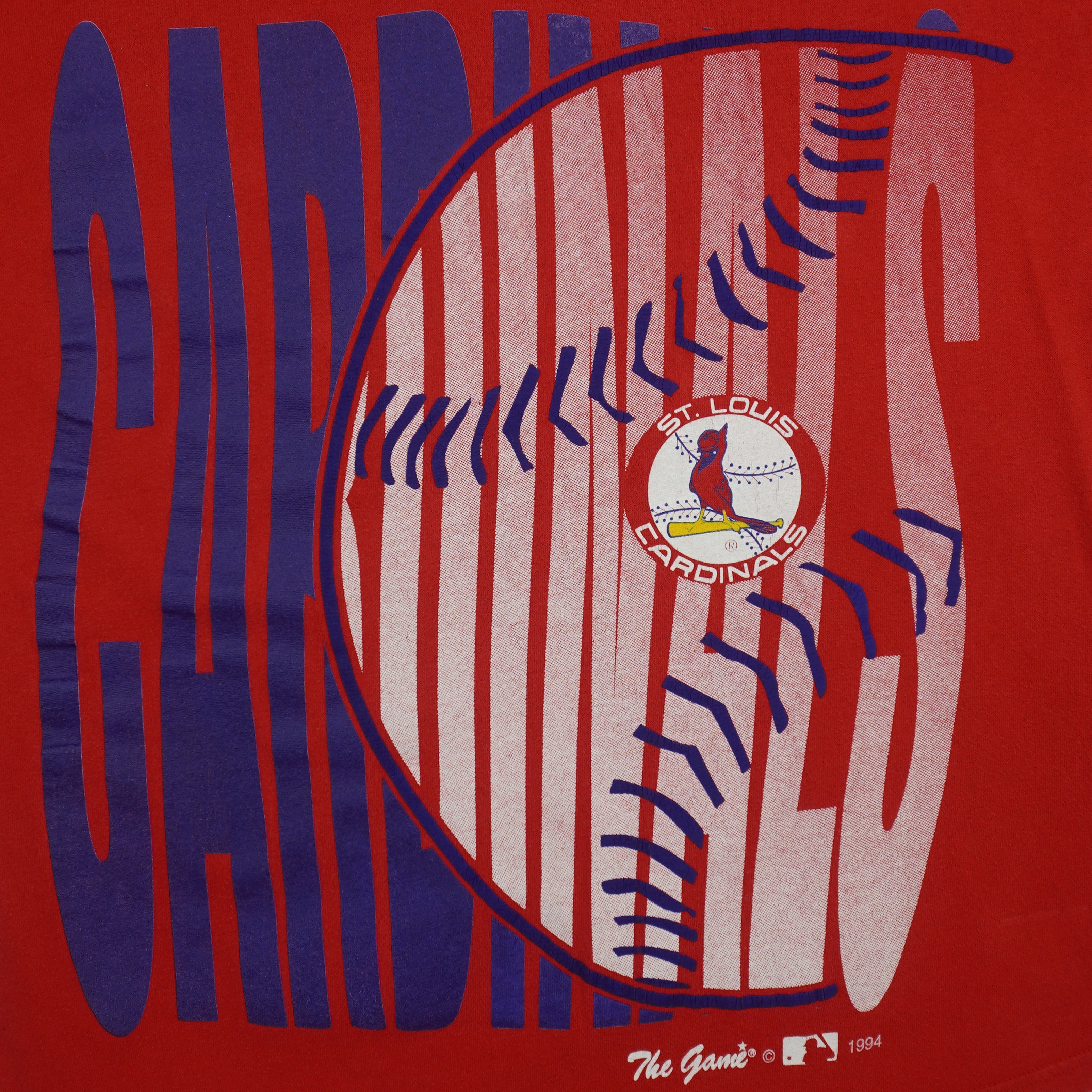 MLB (The Game) - St. Louis Cardinals Single Stitch T-Shirt 1994 Medium Vintage Retro Baseball