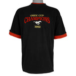 CFL (Softwear) - Stampeders Grey Cup Champions Roll Ups Sleeve T-Shirt 1992 Large Vintage Retro Football