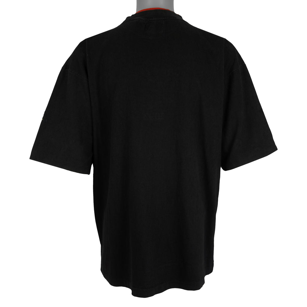 CFL (Softwear) - Stampeders Grey Cup Champions Roll Ups Sleeve T-Shirt 1992 Large Vintage Retro Football