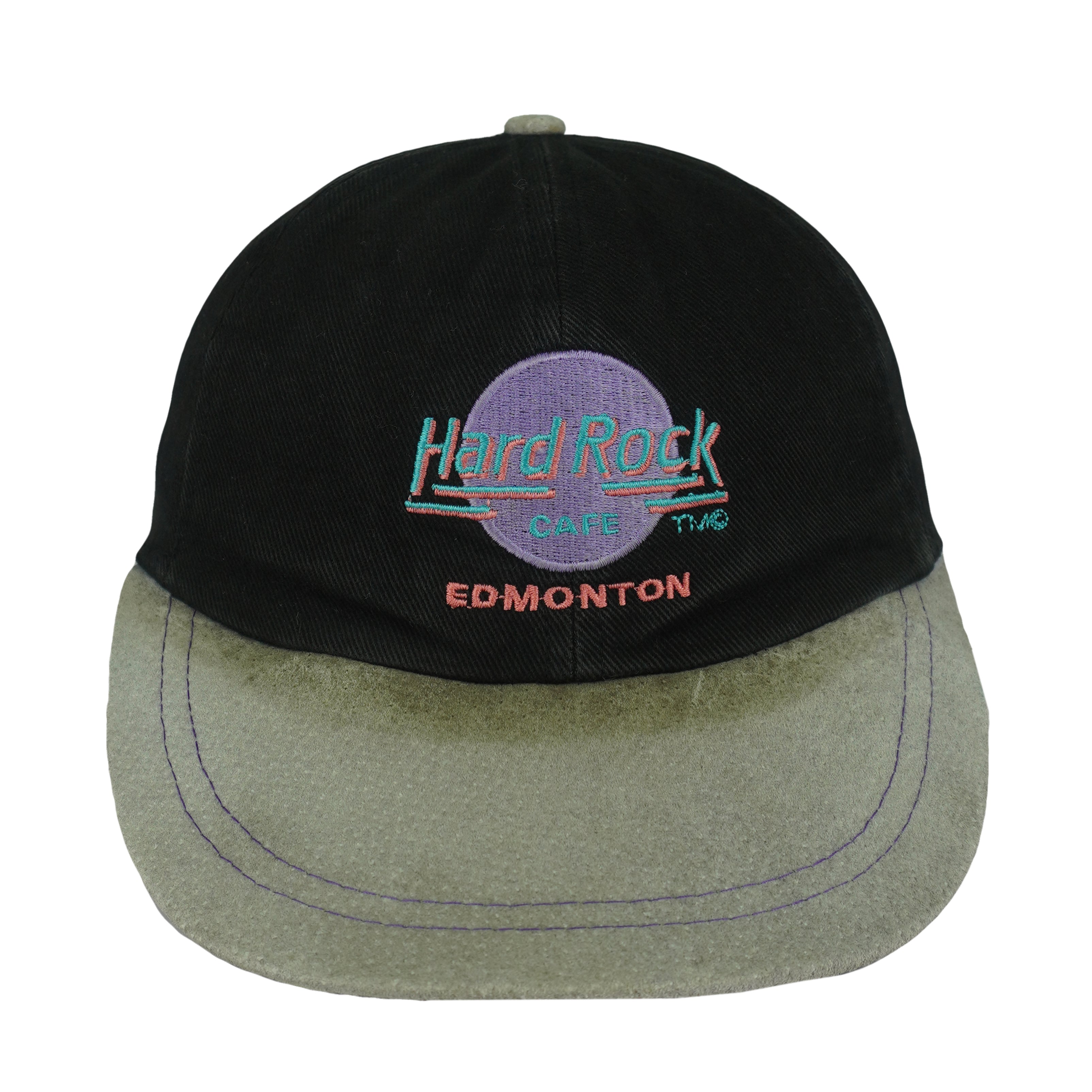 Vintage - Hard Rock Edmonton Strapback Hat 1990s OSFA Vintage Retro