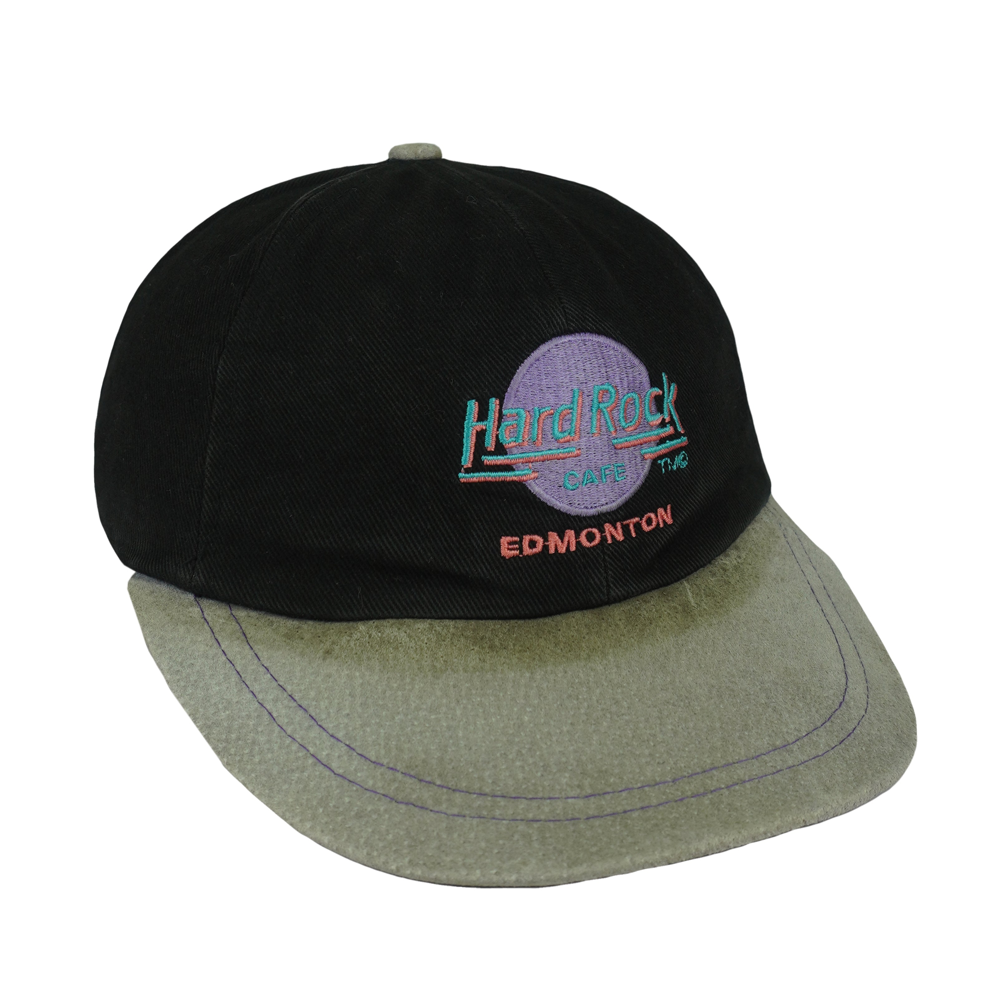 Vintage - Hard Rock Edmonton Strapback Hat 1990s OSFA Vintage Retro