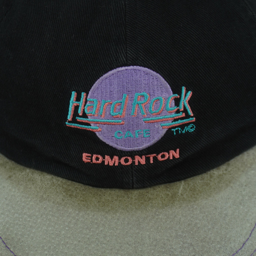Vintage - Hard Rock Edmonton Strapback Hat 1990s OSFA Vintage Retro