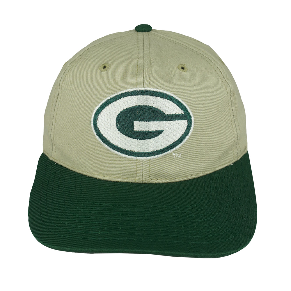 NFL (Team NFL) - Green Bay Packers Snapback Hat 1990s OSFA Vintage Retro Football