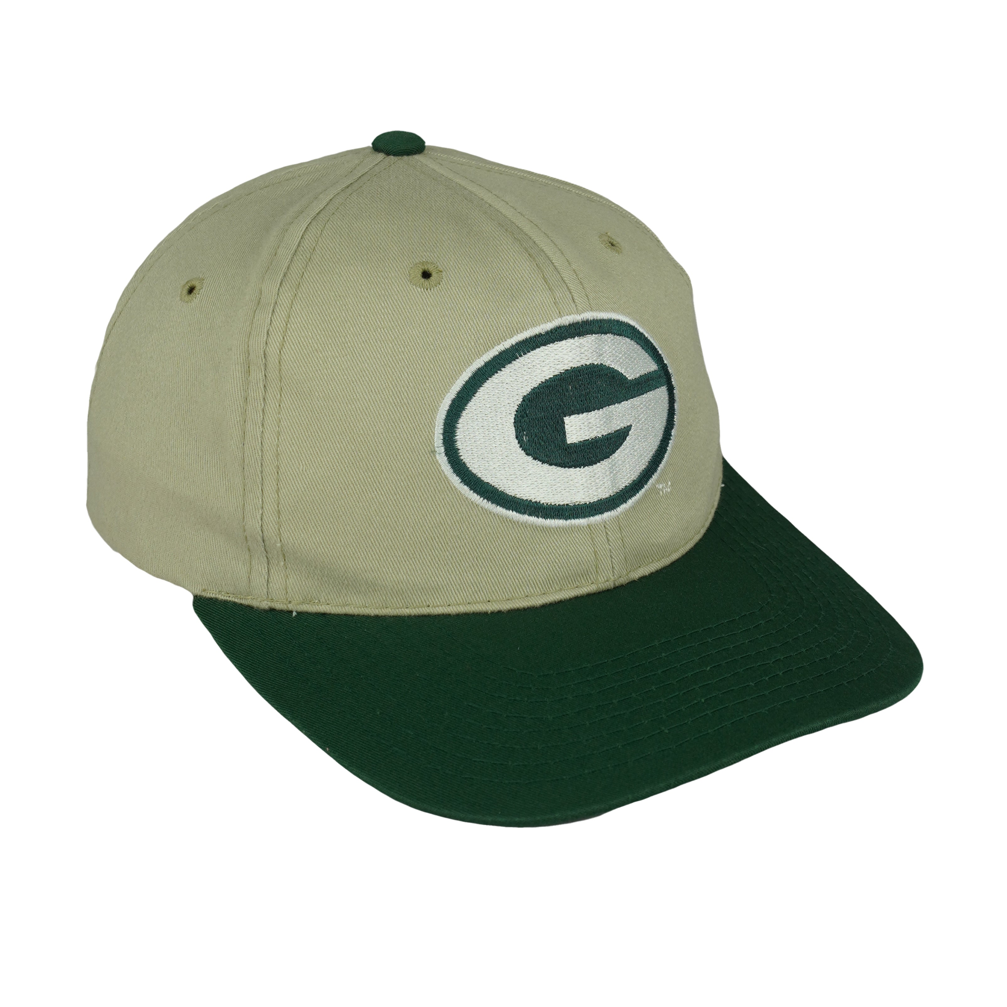 NFL (Team NFL) - Green Bay Packers Snapback Hat 1990s OSFA Vintage Retro Football