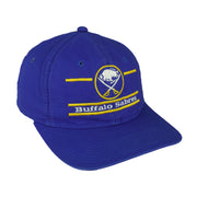 NHL (The Game) - Buffalo Sabres Embroidered Velcro Strapback Hat 1990s OSFA Vintage Retro Hockey