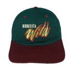 NHL (Twins) - Minnesota Wild Snapback Hat 1990s OSFA