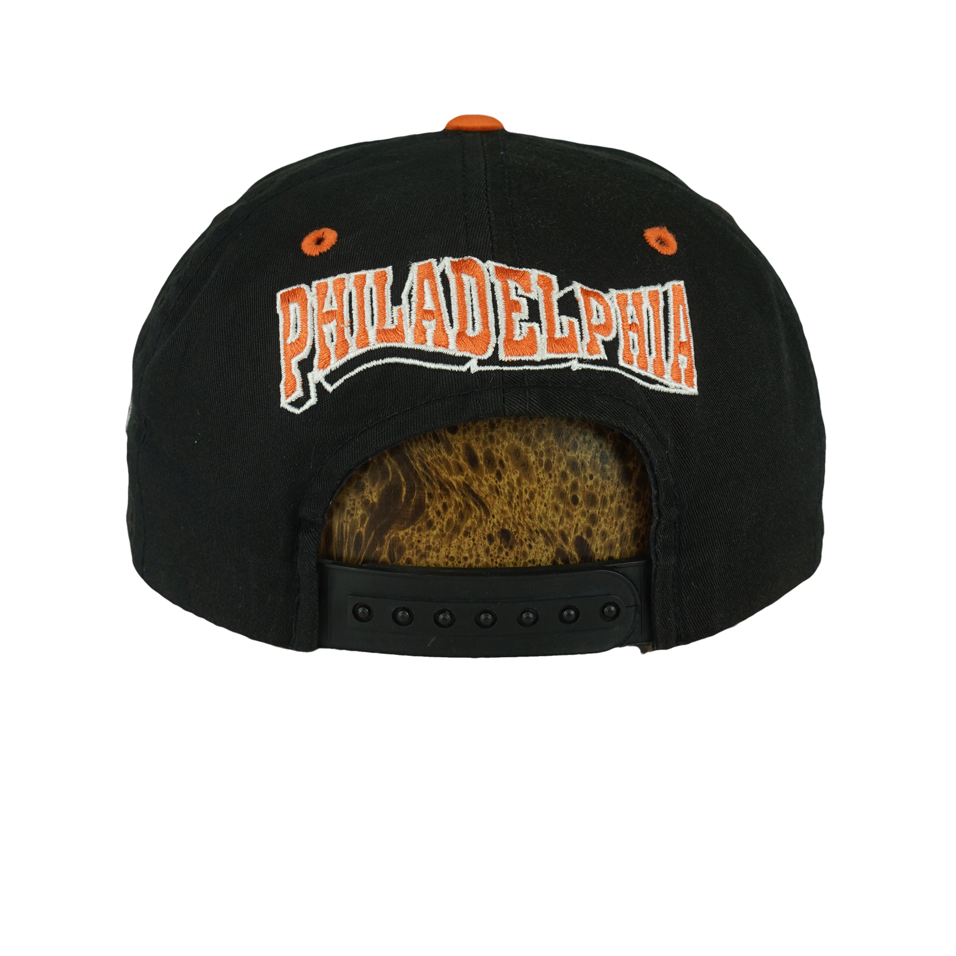NHL (G Cap) - Philadelphia Flyers Big Spell-Out Snapback Hat 1990s OSFA Vintage Retro Hockey