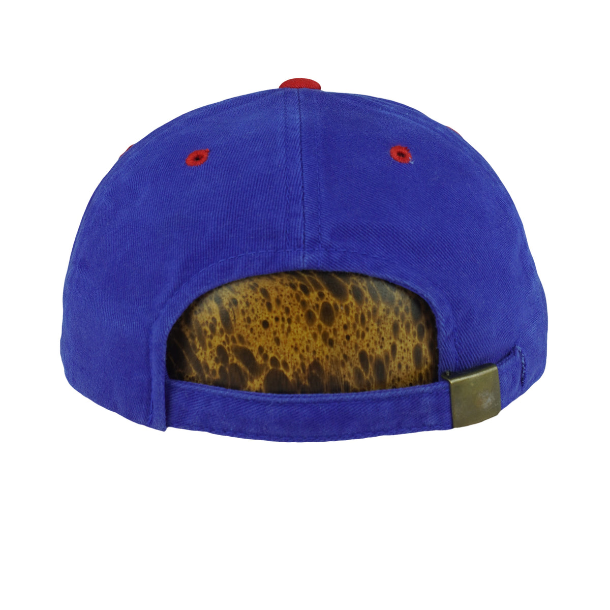 Vintage NCAA (Signature) - Mississippi Ole Miss Rebels Strapback Hat 1984 OSFA in blue and red