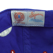 Vintage NCAA (Signature) - Mississippi Ole Miss Rebels Strapback Hat 1984 OSFA in blue and red