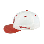NHL (Russell Athletic) - Carolina Hurricanes Big Logo Snapback Hat 1990s OSFA Vintage Retro Hockey