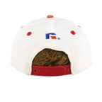 NHL (Russell Athletic) - Carolina Hurricanes Big Logo Snapback Hat 1990s OSFA Vintage Retro Hockey