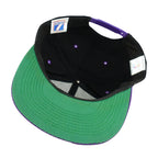 NBA (Logo 7) - Utah Jazz Embroidered Snapback Hat 1990s OSFA Vintage Retro Basketball