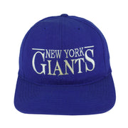 NFL (Annco) - New York Giants Embroidered Snapback Hat 1990s OSFA Vintage Retro Football