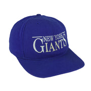 NFL (Annco) - New York Giants Embroidered Snapback Hat 1990s OSFA Vintage Retro Football