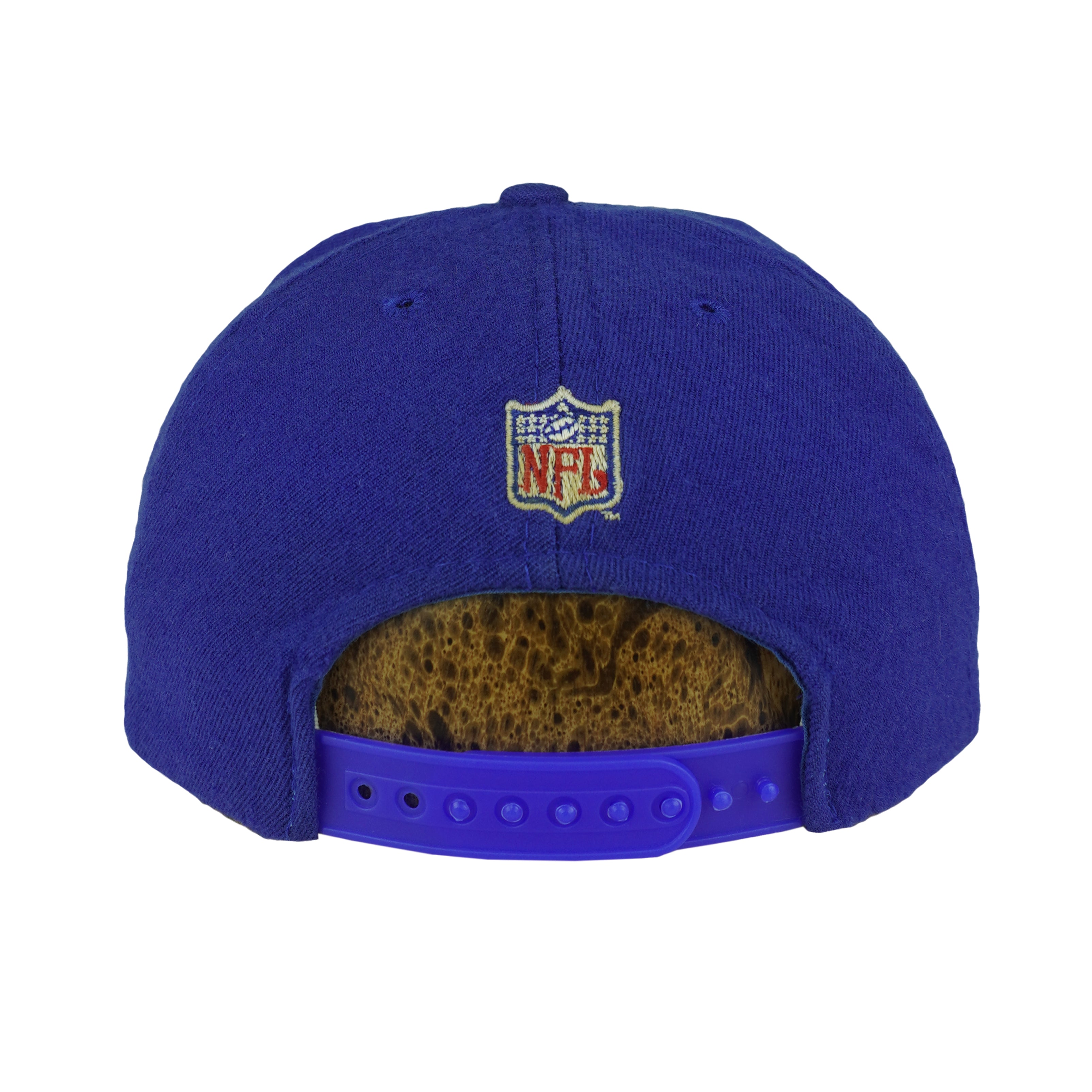NFL (Annco) - New York Giants Embroidered Snapback Hat 1990s OSFA Vintage Retro Football